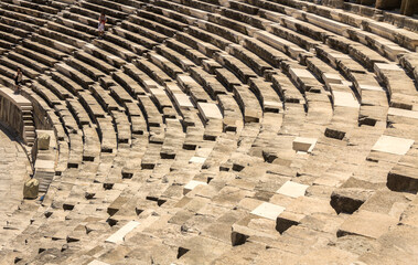 Belkiz - Antalya, Turkey: Roman amphitheater of Aspendos