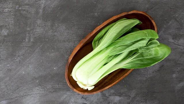 Serving a Bowl of Bok Choy