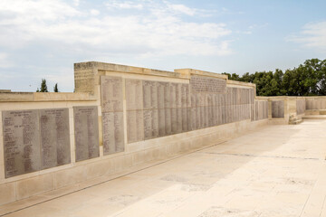 Lone Pine Lone Pine ANZAC Memorial and cemetery at the Gallipoli Battlefields in Canakkale, Turkey.	