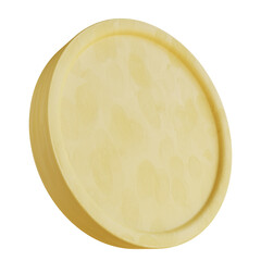 3D illustration coins