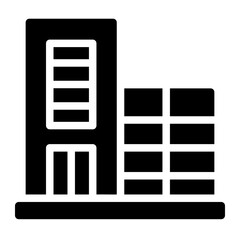 buildings glyph icon