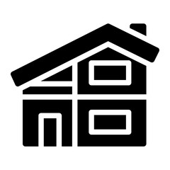 house glyph icon