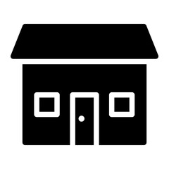 house glyph icon