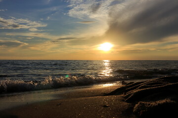 set of pictures of the beauty of nature in the morning