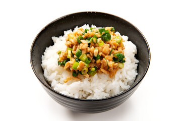 和食、ひきわり納豆ご飯