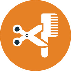 Barbershop and salon icon
