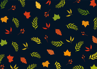 Fototapeta na wymiar background design with autumn theme