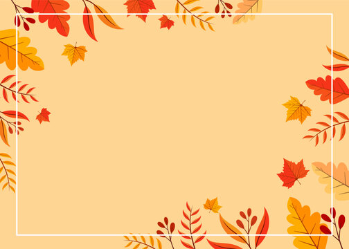 background design with autumn theme