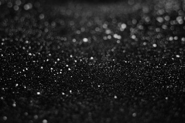 Black and white of powder texture