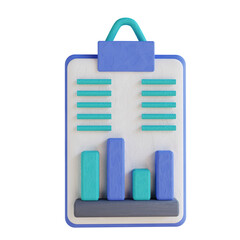 3D illustration of data analysis