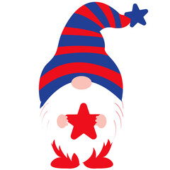 Patriotic american gnome