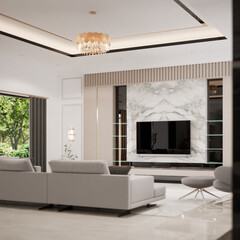 3D Rendering Modern House Design