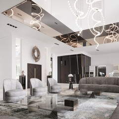 3D Rendering Modern House Design