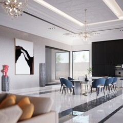 3D Rendering Modern House Design