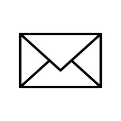 envelope icon vector design template in white background