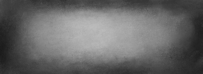 Obraz na płótnie Canvas black and white banner, silver gray metal center with vintage grunge texture border, industrial design