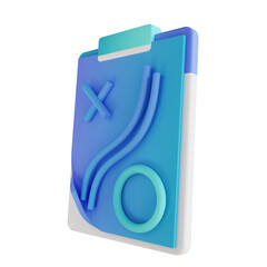 3D illustration soft color strategy