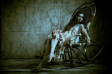creepy obsessed woman