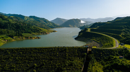 Represa Uribante, Tachira, Venezuela.
