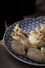 Dumplings on a Plate