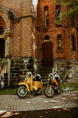 Mopeds zur Hochzeit