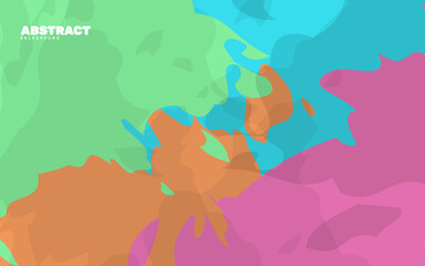 Abstract coloful flat background