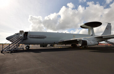 American reconnaisance airplane prepares for flight - 529740821