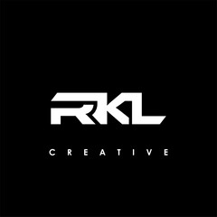 RKL Letter Initial Logo Design Template Vector Illustration