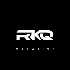 RKQ Letter Initial Logo Design Template Vector Illustration
