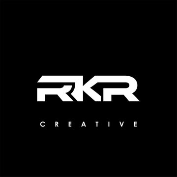 RKR Letter Initial Logo Design Template Vector Illustration