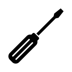 screw driver icon vector design template in white background