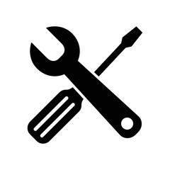 screw driver icon vector design template in white background