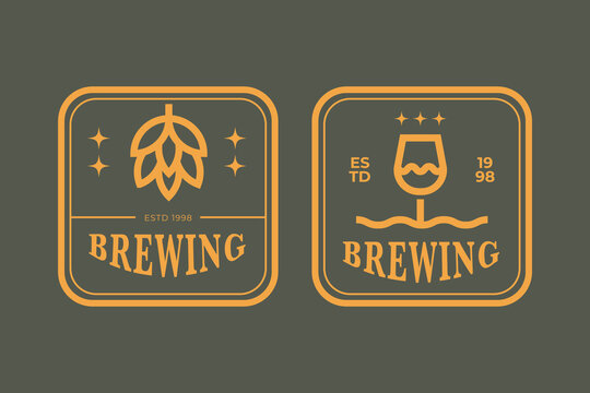 Premium Brewing Logo Template
