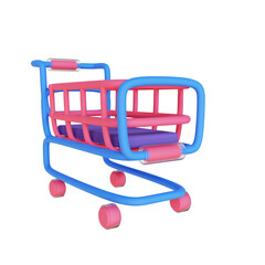 3D illustration cart