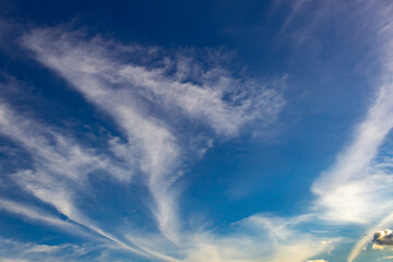 blue sky with clouds