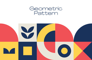 flat geometric pattern