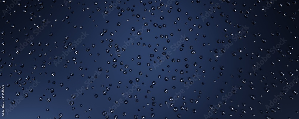 Poster minimalist background with water droplet on 3d rendering