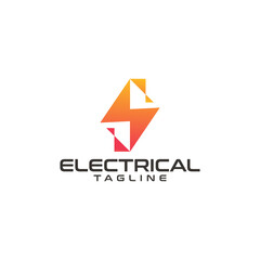modern Electrical logo icon vector isolated