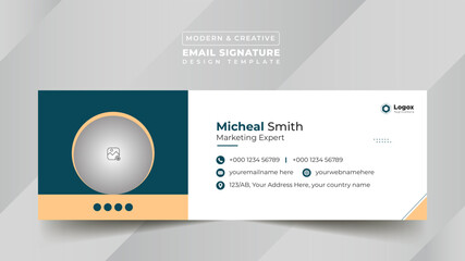 Business Digital Email Signature Design Template