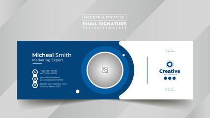 Business Digital Email Signature Design Template