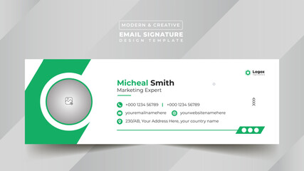 Business Digital Email Signature Design Template