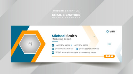 Business Digital Email Signature Design Template