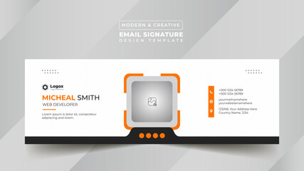 Business Digital Email Signature Design Template