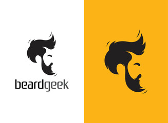 Fototapeta premium Beardgeek Logo