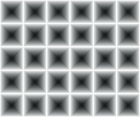 3D Seamless pattern. Background Vector illustration