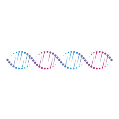 abstract dna helix icon vector illustration simple logo clipart