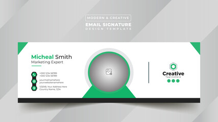 Business Digital Email Signature Design Template