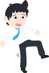 SD Business Man Isolated icons People Cartoon Character Flat illustration Png #34