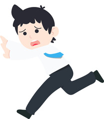 SD Business Man Isolated icons People Cartoon Character Flat illustration Png #63