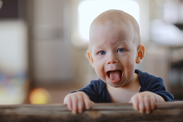 baby first teeth portrait baby happiness